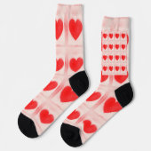 Seien Sie mein Valentiner Herz Socken (Linkes Detail)