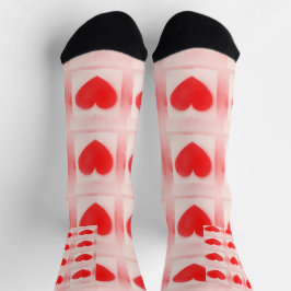 Seien Sie mein Valentiner Herz Socken