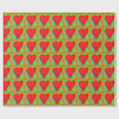 Seien Sie mein Valentinherzen-Packpapier Geschenkpapier (Flach)