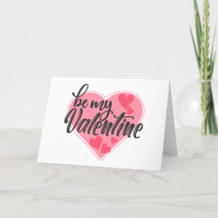 Seien Sie mein Valentinin Niedlich Liebe Valentins Feiertagskarte