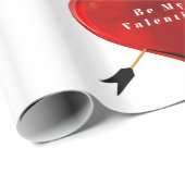 Seien Sie mein Valentinpapier Geschenkpapier (Rolleneckpunkt)