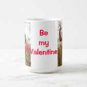 Seien Sie mein Valentinsgruß-Orang-Utan Fan Kaffeetasse (Mittel)