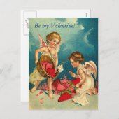 Seien Sie mein Valentinsgruß! Postkarte (Vorne/Hinten)