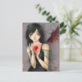 Seien Sie mein Valentinsgruß - Postkarte (Stehend Vorderseite)