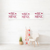 Seien Sie mein Valentinstag 2.5x10 Vinyl Banner (InSitu)