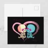 Seien Sie mein Valentinstag für Valentinstag. Postkarte (Vorne/Hinten)