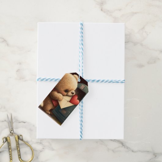 Seien Sie mein Valentinstag Geschenkanhänger (Mit Garn)