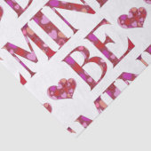 Seien Sie mein Valentinstag Tissue Seidenpapier (Detail)