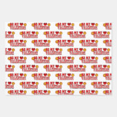 Seien Sie mein Vintager Groovittext Geschenkpapier Set (Vorderseite 2)