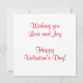 Seien Sie mein Vintages Spitzenherz Karte (Rückseite)