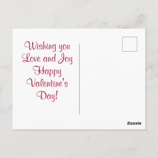 Seien Sie mein Vintages Spitzenherz Postkarte (Rückseite)