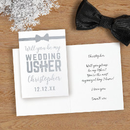 Seien Sie mein Vorschlag für ein Brautparty für Ho Folienkarte