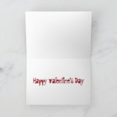 Seien Sie mein Zombie-Valentinsgruß Feiertagskarte (Innenseite)