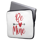 Seien Sie meine Arrow durch die Heart Valentine's  Laptopschutzhülle (Vorderseite Links)
