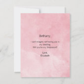 Seien Sie meine Blume Mädchen Pink Peonys und Parf (Rückseite)