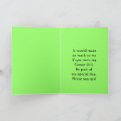 Seien Sie meine Blütenlilie im Tal Einladung (Innenseite)