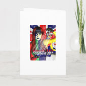 Seien Sie meine Bridesmädchen Spanischer Fantänzer Einladung (Rückseite)