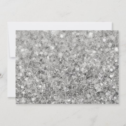 Seien Sie meine Bridesmaid Diamond Glitzer Look Einladung (Rückseite)