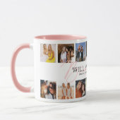 Seien Sie meine Bridesmaid-FotoCollage Tasse (Links)