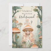 Seien Sie meine Bridesmaid-Oase der verzauberten P Einladung (Vorderseite)