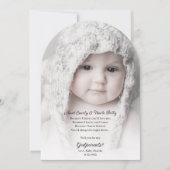 Seien Sie meine Eltern Vorschlag Foto Arch Einladung (Vorderseite)