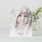 Seien Sie meine Eltern Vorschlag Foto Arch Einladung (Stehend Vorderseite)