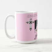 Seien Sie meine Eltern Vorschlag Pink Memorial Fot Kaffeetasse (Links)