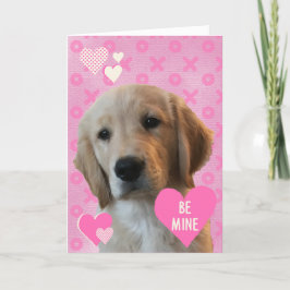 Seien Sie meine Goldene Liebe Valentinstag-Karte Karte
