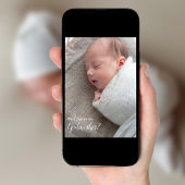 Seien Sie meine Großmutter, voller Foto Einladung