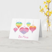 Seien Sie meine Herzkarte Karte (Gelbe Blume)