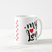 Seien Sie meine Liebe Valentine Special Kaffeetasse (VorderseiteRechts)