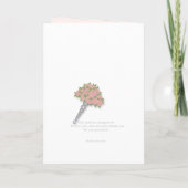 Seien Sie meine Matrone der Einladung (Rückseite)