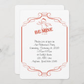 Seien Sie meine oder sonst Anti-Valentinsgruß Einladung (Vorne/Hinten)