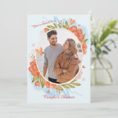 Seien Sie meine Paare Dusche Foto Einladung (Stehend Vorderseite)