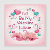 Seien Sie meine Personalisierte Magnetkarte Valent (Vorderseite)