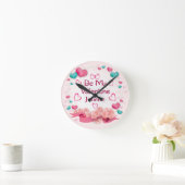 Seien Sie meine Personalisierte Uhr an der Wand (Zuhause)