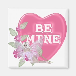 Seien Sie meine rosa Candy Fairy/Fee Design Magnet