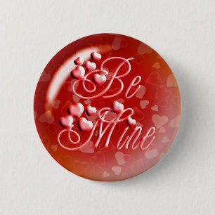 SEIEN Sie MEINE ROTE HERZEN durch SHARON SHARPE Button