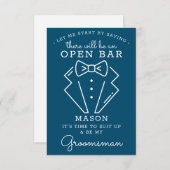 Seien Sie meine Trauzeuge Card - Funny Dankeskarte (Vorne/Hinten)