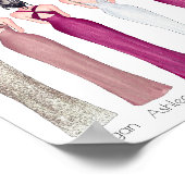 Seien Sie meine Trauzeugin-Ankündigung Poster (Ecke)