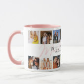 Seien Sie meine Trauzeugin FotoCollage Tasse (Links)