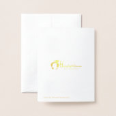 Seien Sie meine Trauzeugin mit der Me Gold Foil Ca Folienkarte (Rückseite mit Umschlag)