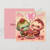 Seien Sie meine Valentin-Magnetkarte (Vorne/Hinten)