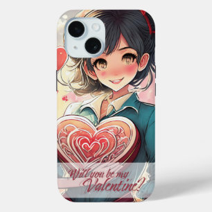 Seien Sie meine Valentine im Manga Style 31470 Case-Mate iPhone Hülle