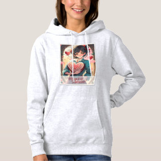 Seien Sie meine Valentine im Manga Style 31470 Hoodie