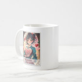Seien Sie meine Valentine im Manga Style 31470 Kaffeetasse (Vorderseite Links)