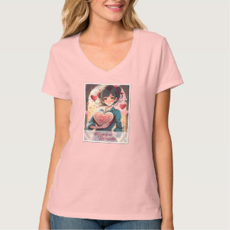 Seien Sie meine Valentine im Manga Style 31470 T-Shirt