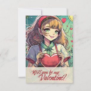 Seien Sie meine Valentine im Manga Style 33419
