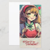 Seien Sie meine Valentine im Manga Style 33419 (Vorne/Hinten)