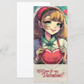 Seien Sie meine Valentine im Manga Style 33419 (Vorne/Hinten)